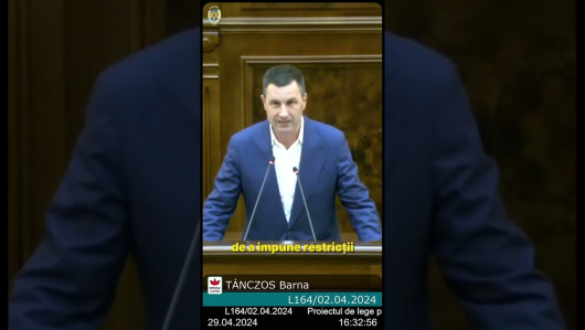 Tánczos Barna: Am votat noul Cod Silvic